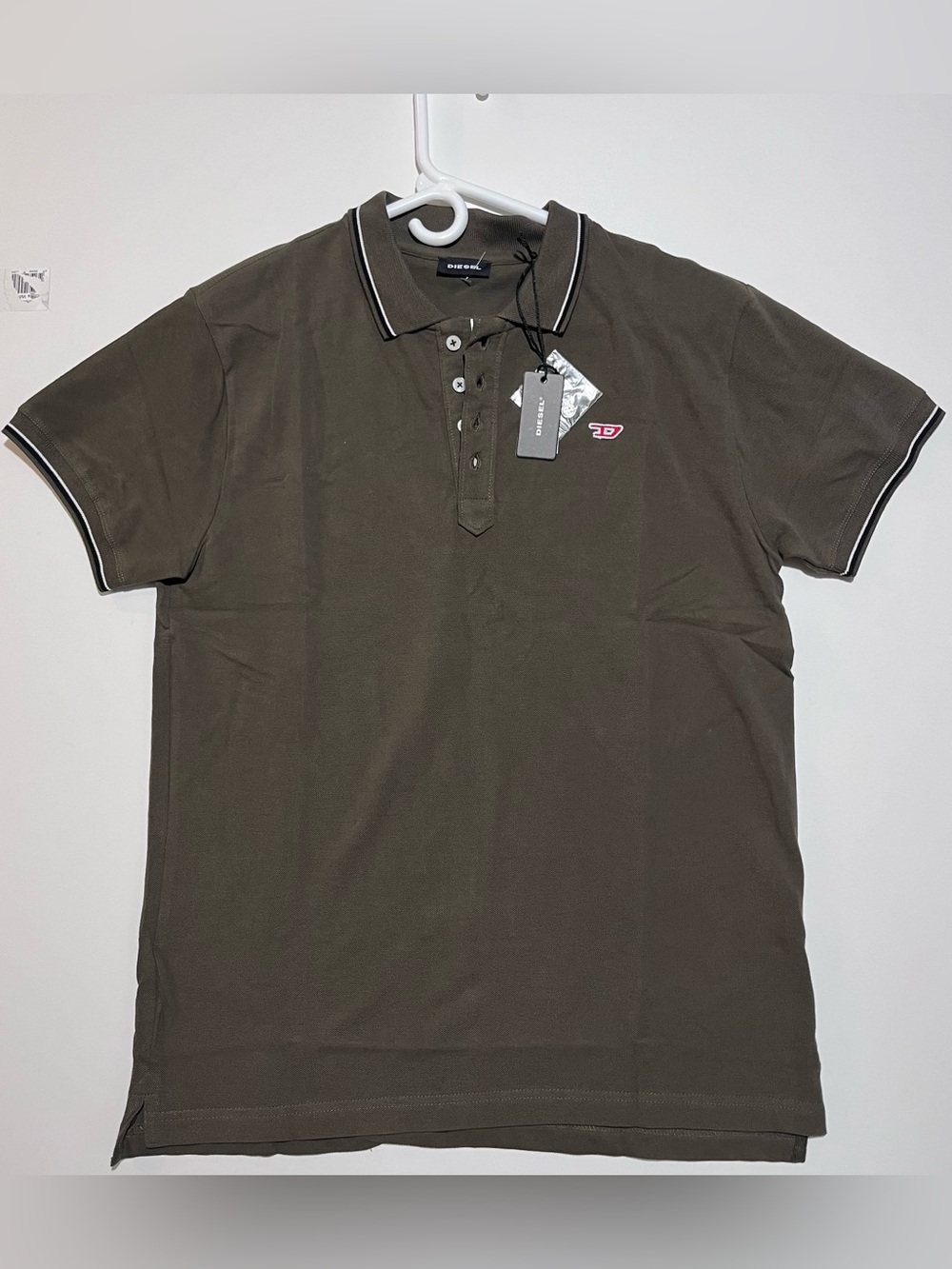 Diesel BNWT Men's Polo Shirt - Classic Short Sleeve Sz Medium